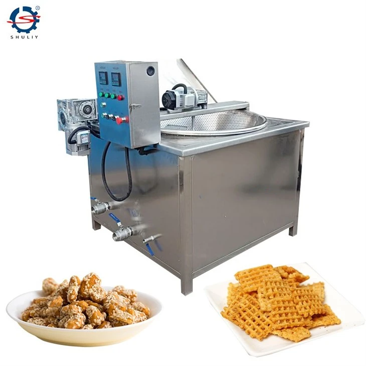 automatic discharging frying machine (2)